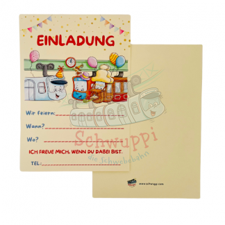 Einladungskarten "Party" – 10er-Set