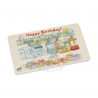 Frühstücksbrett "Happy Birthday"