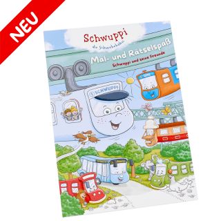 Mal- und Rätselspaß Schwuppi die Schwebebahn